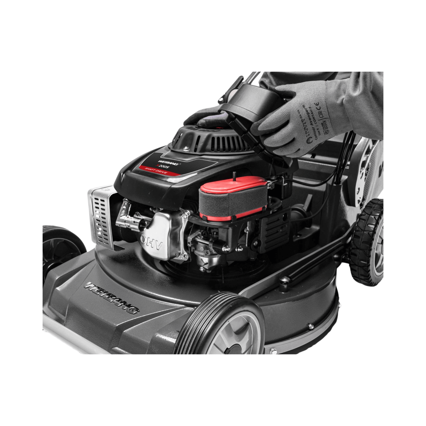 Virtue 50 SSD 4-in-1 3-Speed Self-Propelled Petrol Lawnmower Weibang