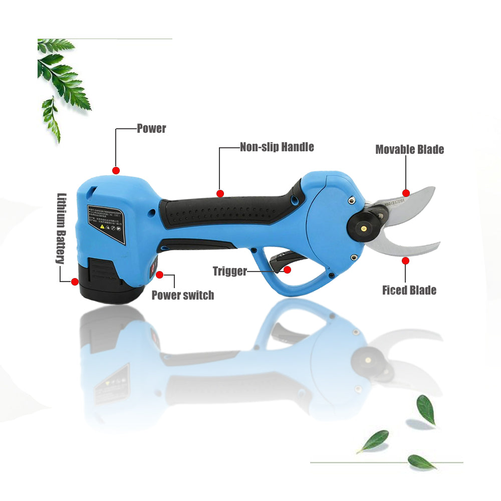 Intelligent Screen 16.8V Electric Pruning Shears Cordless Pruner Garden Grafting Above Land