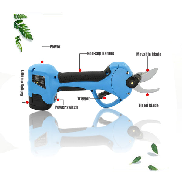 Intelligent Screen 16.8V Electric Pruning Shears Cordless Pruner Garden Grafting Above Land