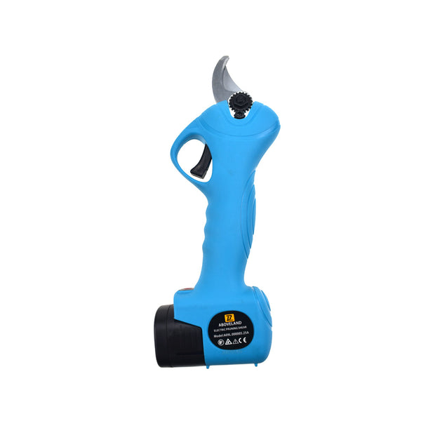 25mm 16.8V Cordless Rechargeable Electric Pruning Shears Secateur Branch Cutter Above Land