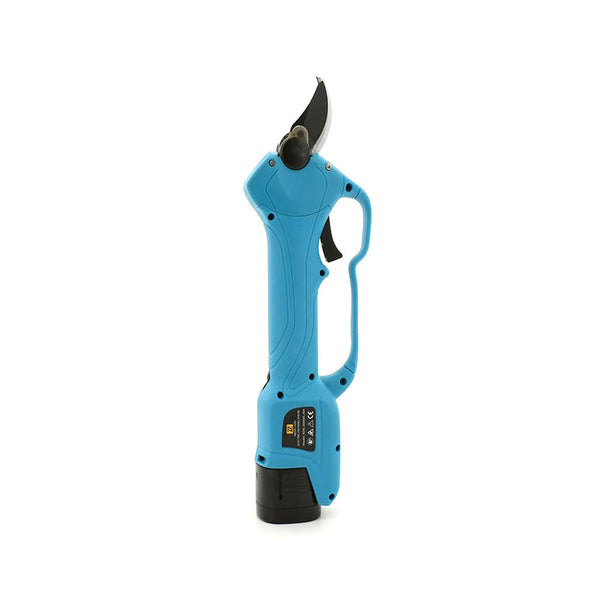 28mm Cordless Rechargeable Electric Pruning Shears Secateur Branch Cutter Blue Above Land