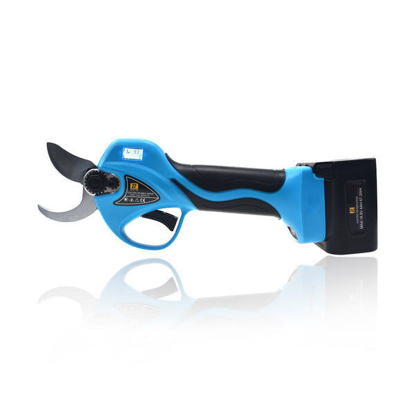 Electric Pruning Shears 2 Battery 32mm Cutting Diameter With Intelligent Screen Above Land