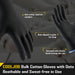 COOLJOB 12/60 Pairs Cotton Work Gloves with Non-Slip Grip Dots, Breathable Lightweight Gloves for Construction Gardening COOLJOB
