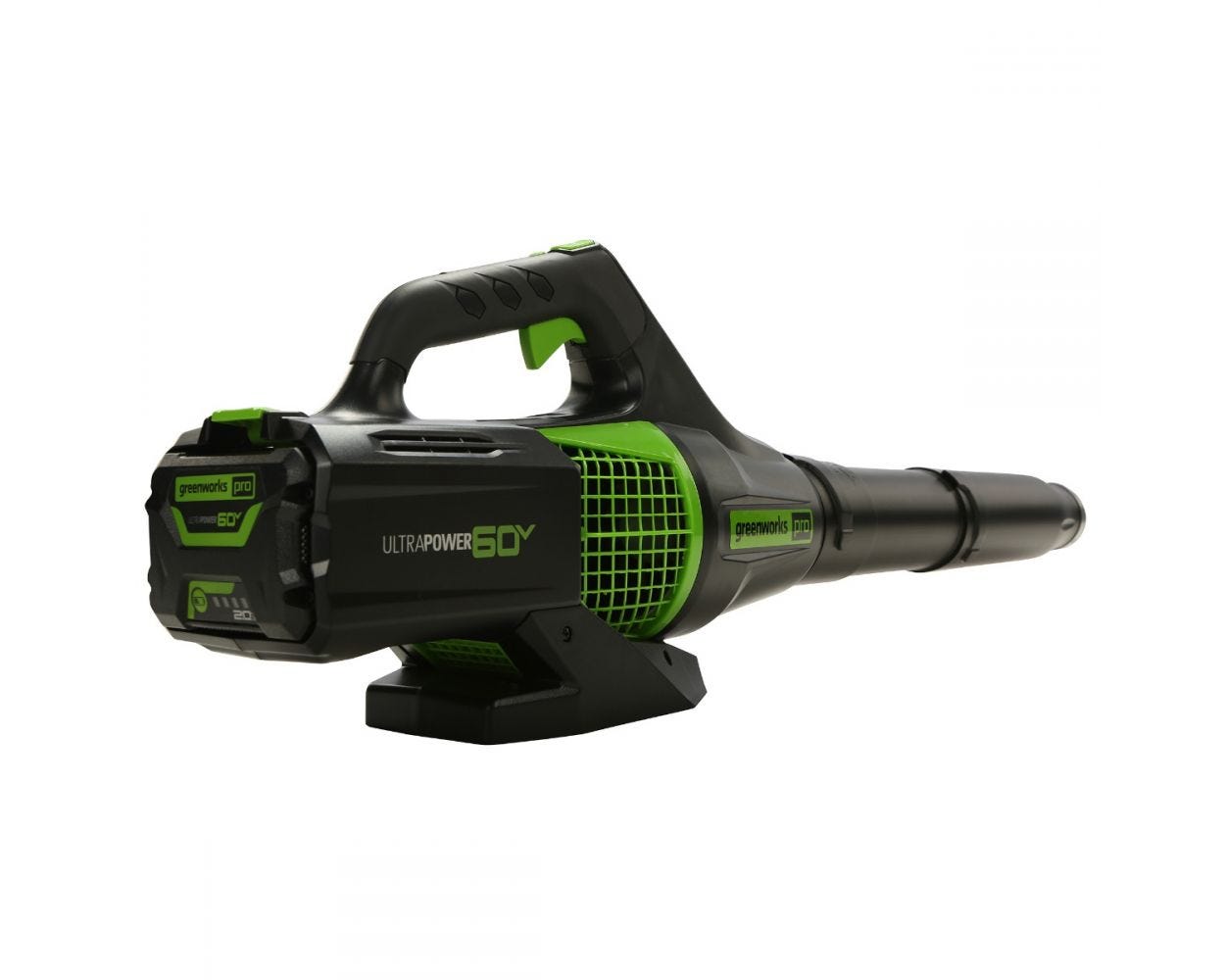 60V 20" Cordless Battery Pole Hedge Trimmer & 610 CFM Leaf Blower Combo Kit w/ 2.0Ah & 2.5Ah Battery & (2) Chargers greenworkstools
