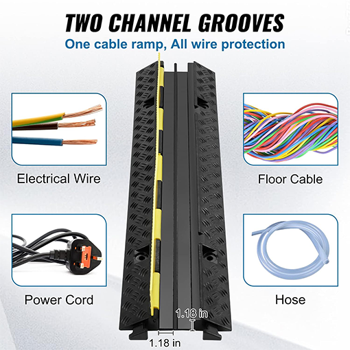 Heavy-Duty Cable Protector Ramp 2simpleagency