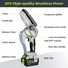 WORKPRO 20V Brushless Cordless Compact Chainsaw with 4.0Ah Battery and Replacement Chain WORKPRO