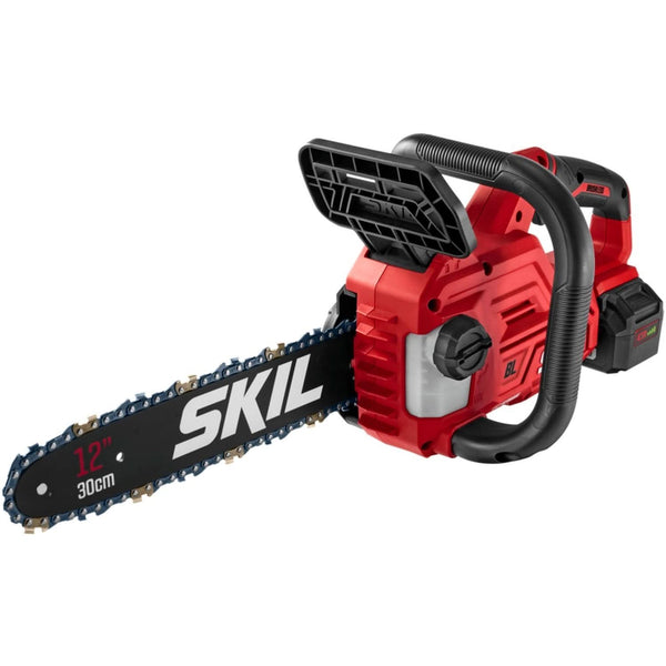 SKIL CS4562B-10 PWR CORE 20 Brushless 12 IN. Chain Saw with 4.0Ah Battery and Charger SKIL