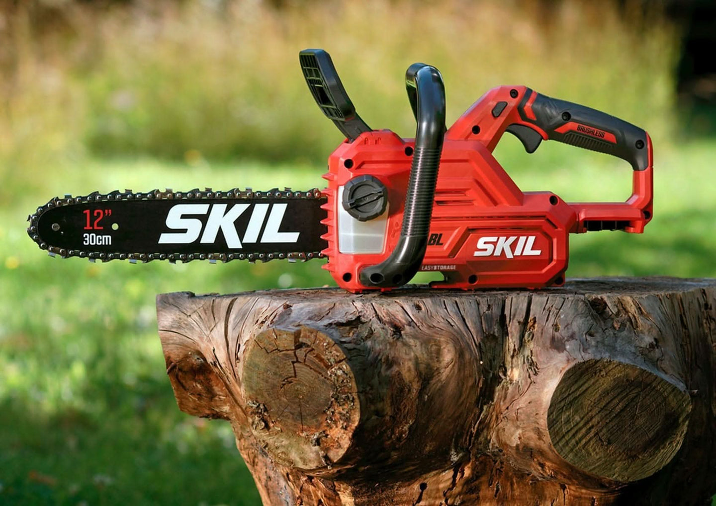 SKIL CS4562B-10 PWR CORE 20 Brushless 12 IN. Chain Saw with 4.0Ah Battery and Charger SKIL