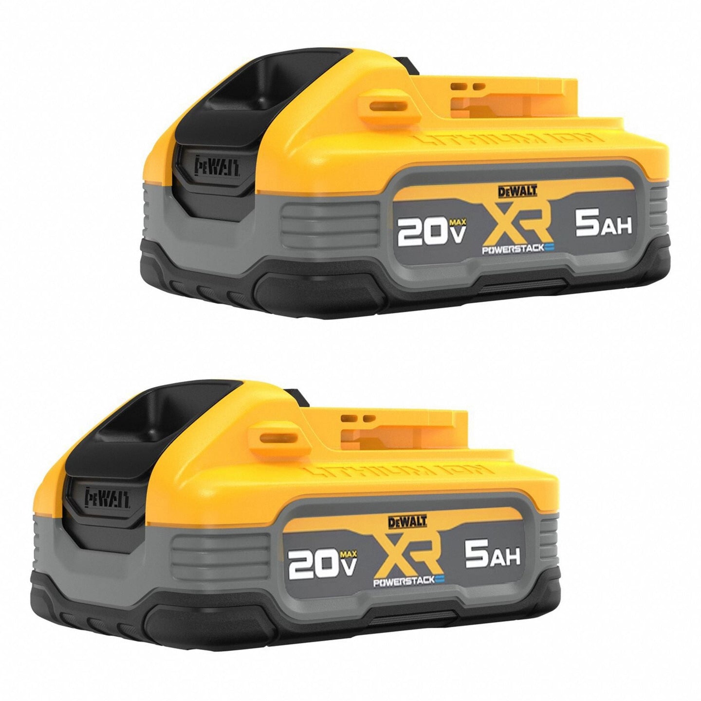 DeWalt 20V MAX 5Ah Powerstack Batteries (2-Pack) - DCBP520-2 (#1) Tool Pass Pro