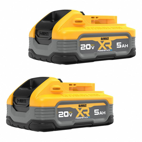 DeWalt 20V MAX 5Ah Powerstack Batteries (2-Pack) - DCBP520-2 (#1) Tool Pass Pro