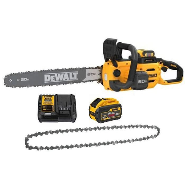 DeWalt DCCS677Z1 60V MAX Brushless 20 in. Chainsaw 15.0Ah Kit w/ Spare Chain DeWALT