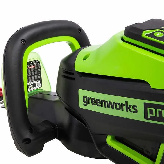 80V 24" Cordless Battery Hedge Trimmer and 20" Pole Hedge Trimmer Combo Kit: 2.0 Ah USB Battery and Charger greenworkstools
