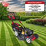 Crytec Petrol Lawn Mower | Self Propelled | 21 inch Cutting Width | 196cc | 60L Collection Bag | CR21LW Crytec