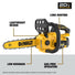 DeWalt DCCS621P1 20V MAX* Compact Brushless 12 in. Chainsaw 5.0Ah Kit DeWALT