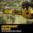 DeWalt DCCS621P1 20V MAX* Compact Brushless 12 in. Chainsaw 5.0Ah Kit DeWALT