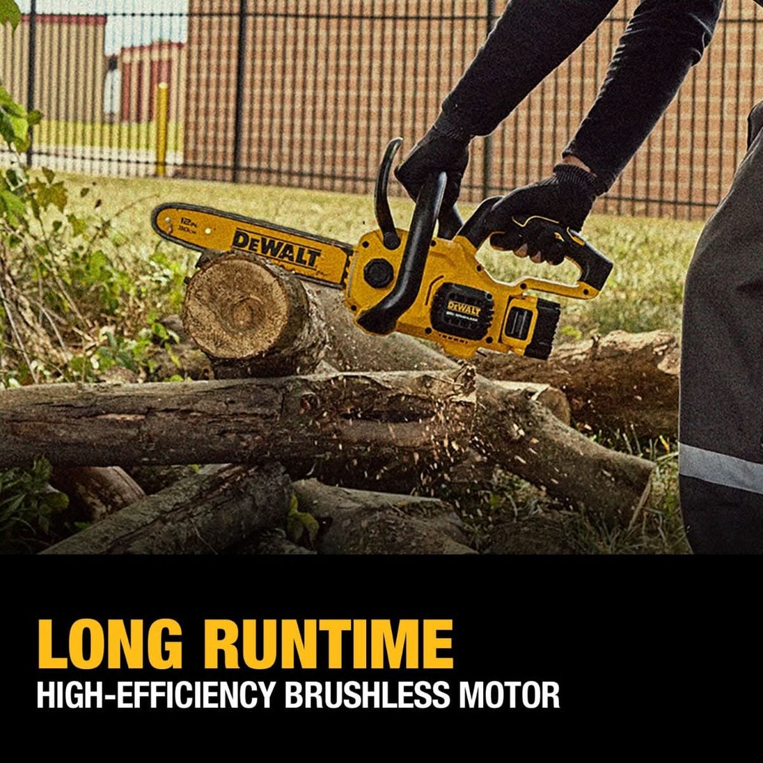 DeWalt DCCS621P1 20V MAX* Compact Brushless 12 in. Chainsaw 5.0Ah Kit DeWALT