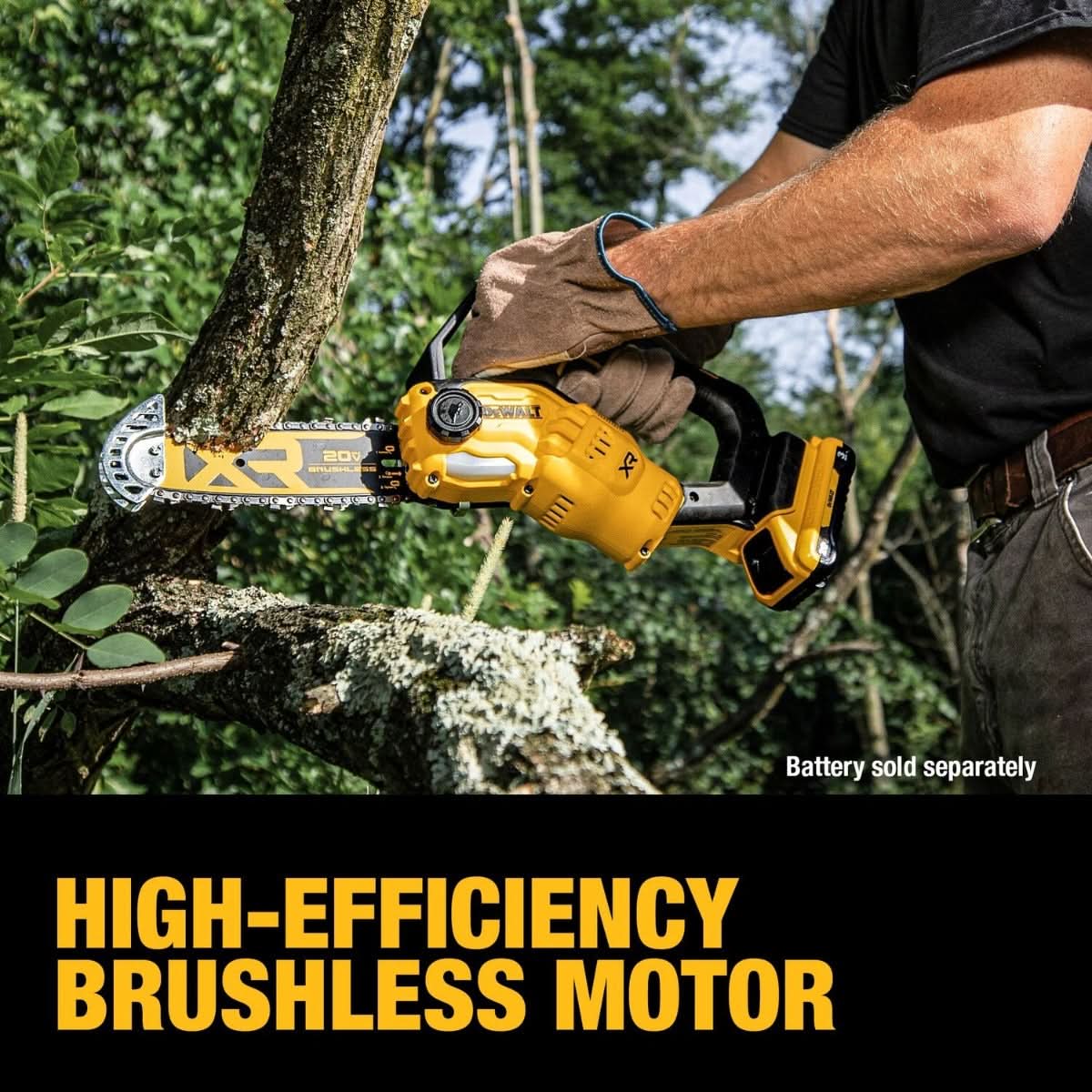 DeWalt DCCS623B 20V MAX XR Brushless 8 in. Chainsaw, Tool Only DeWALT