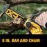 DeWalt DCCS623B 20V MAX XR Brushless 8 in. Chainsaw, Tool Only DeWALT
