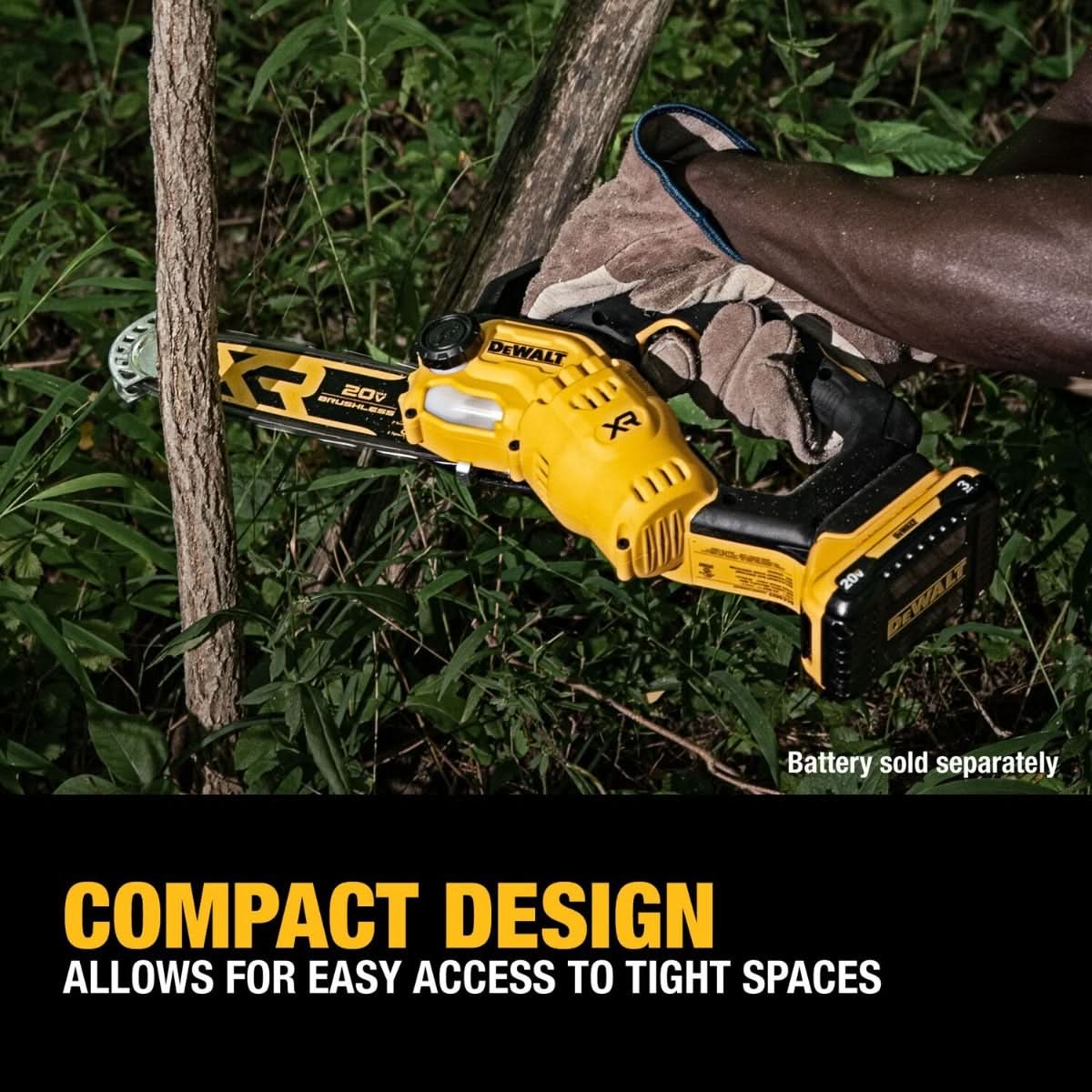 DeWalt DCCS623B 20V MAX XR Brushless 8 in. Chainsaw, Tool Only DeWALT