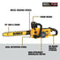 DeWalt DCCS672B DW 60V 18IN Chainsaw, Bare DeWALT