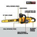 DeWALT DCCS672X1 FLEXVOLT 60V MAX 18-in. Brushless Chainsaw 9.0Ah Kit DeWALT
