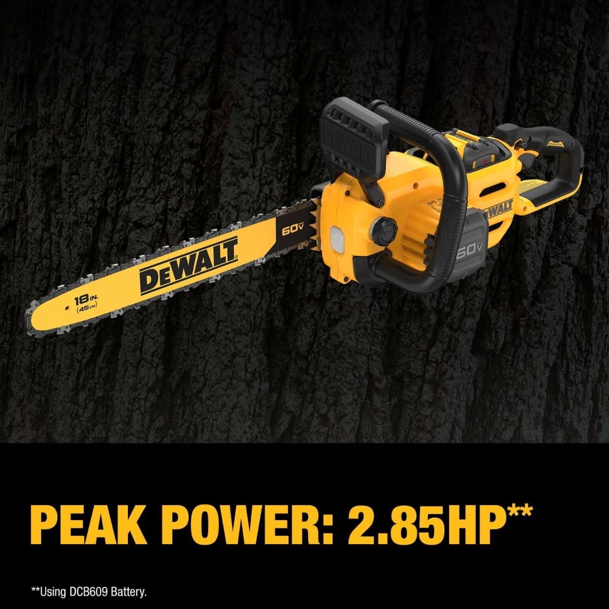 DeWALT DCCS672X1 FLEXVOLT 60V MAX 18-in. Brushless Chainsaw 9.0Ah Kit DeWALT