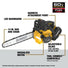 DeWalt DCCS674B FLEXVOLT 20V/60V MAX Brushless 14-in. Top Handle Chainsaw, Tool Only DeWALT