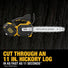 DeWalt DCCS674X2 FLEXVOLT 20V/60V MAX Brushless 14-in. Top Handle Chainsaw 9.0Ah Kit DeWALT