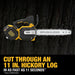DeWalt DCCS674X2 FLEXVOLT 20V/60V MAX Brushless 14-in. Top Handle Chainsaw 9.0Ah Kit DeWALT