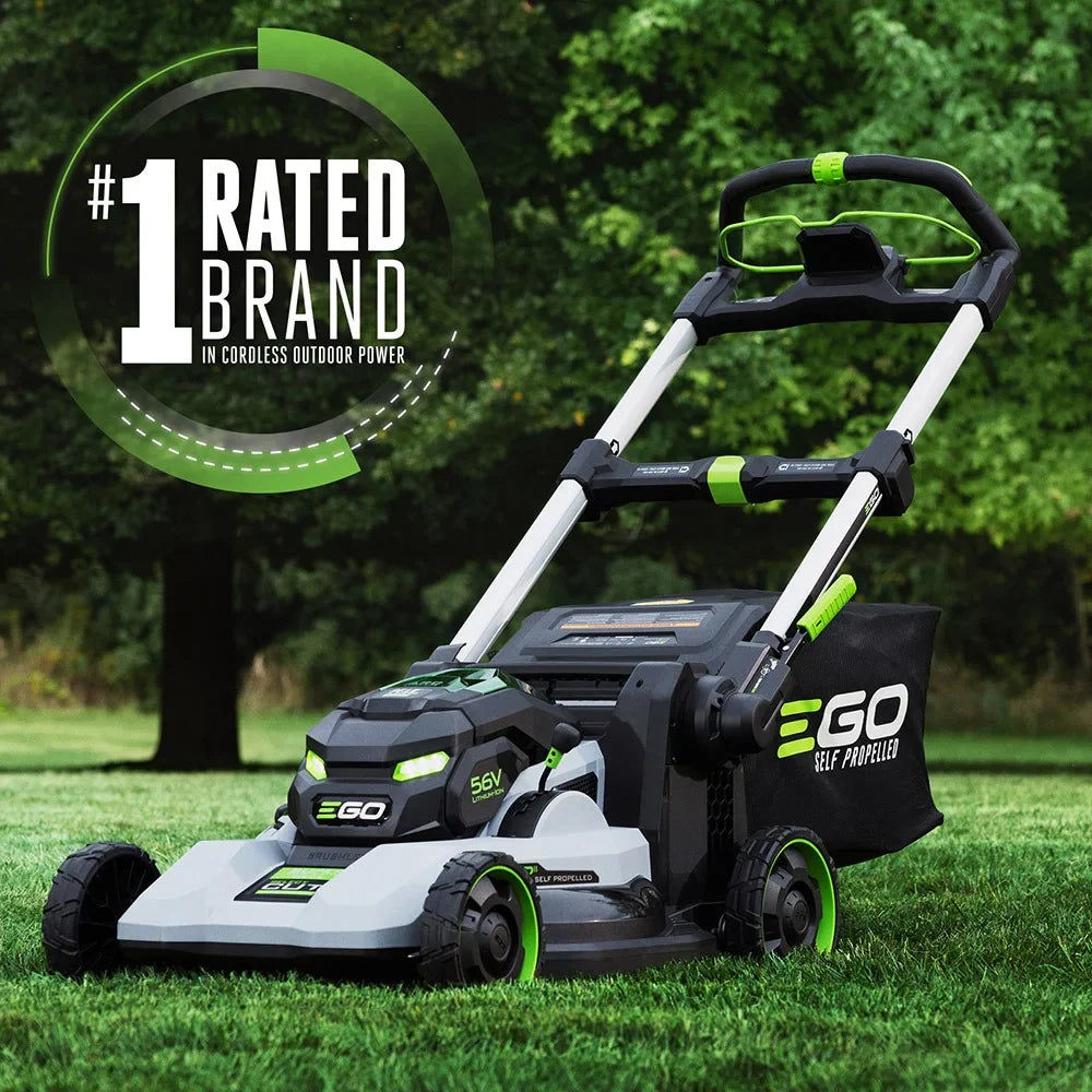EGO LM2244SP-2 22'' Super Composite Mower with Peak Power™ Includes Select Cut™ and Touch Drive Self-Propelled Systems with (2) 6Ah Batteries and Dual Port Charger EGO Power+