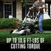 EGO Power+ LM2236SP 22'' Super Composite Mower with Select Cut™ System and Touch Drive Self-Propelled with 10Ah Battery and 700W Charger EGO Power+