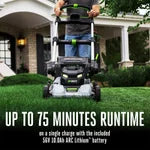 EGO Power+ LM2236SP 22'' Super Composite Mower with Select Cut™ System and Touch Drive Self-Propelled with 10Ah Battery and 700W Charger EGO Power+