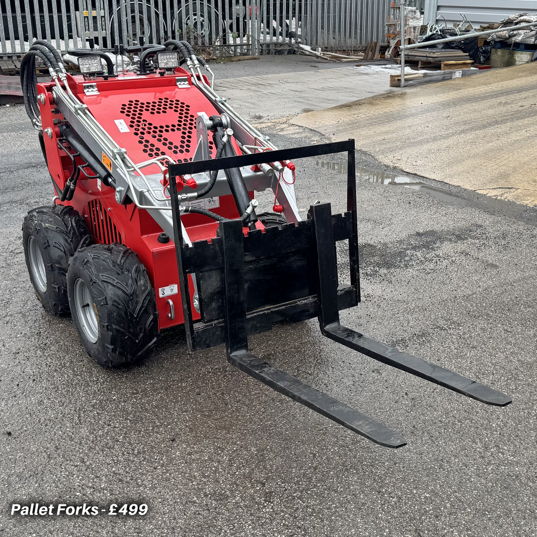 Crytec Mini Skid Steer Loader 4X4 Drive 23HP Rato Engine Crytec
