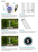 Gardena ClickUp! RainGauge Garden Plus