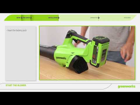 40V Gen 2.5 700 CFM Cordless Battery Brushless Leaf Blower, 8.0 Ah Battery and Charger greenworkstools