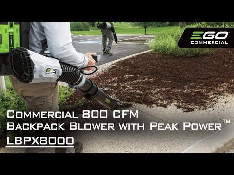 EGO LBPX8006-2 Battery Backpack Blower W/ 2 Batteries & Charger EGO
