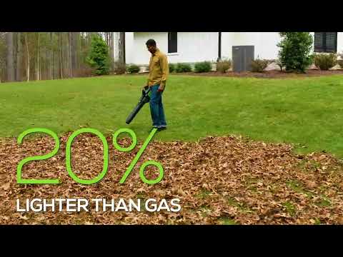 OPEN BOX 80V 730 CFM Cordless Battery Leaf Blower: 2.5 Ah Battery and Rapid Charger greenworkstools