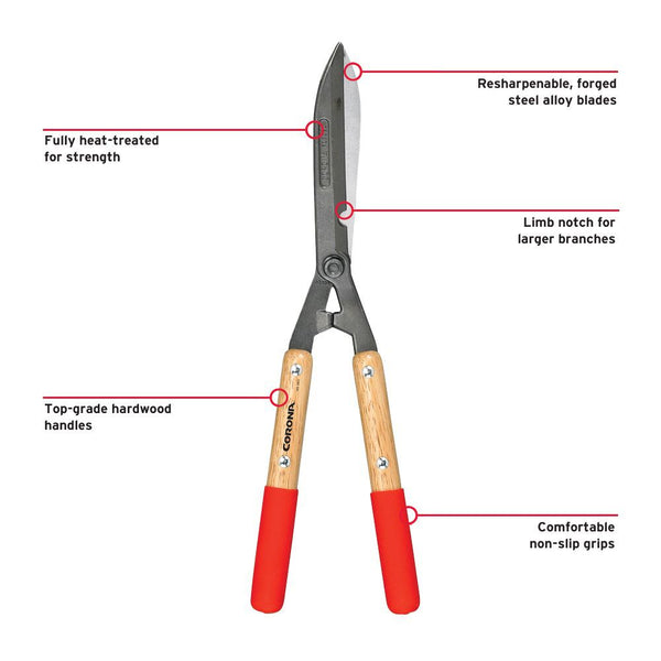 Corona HS 3911 Hedge Shear 8 1/4 In. Corona