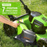 80V 21" Self-Propelled Mower 5-pc Combo Kit, (1) 4Ah Battery, (1) 2Ah Battery and (2) Chargers greenworkstools