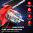RLSOO 6-Inch Cordless Mini Chainsaw – High-Efficiency Electric Chainsaw, Lightweight and Portable, with 21V Rechargeable Batteries, 5 Safety Features, and One-Handed Operation RLSOO