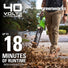 40V 500 CFM Cordless Battery Leaf Blower: 2.5 Ah Battery and Charger greenworkstools
