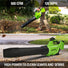 40V 500 CFM Cordless Battery Leaf Blower: 2.5 Ah Battery and Charger greenworkstools