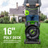 40V 16" Cordless Battery Push Mower 3pc Combo Kit, 4Ah Battery, 2Ah Battery and Charger greenworkstools