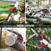 RLSOO 6-Inch Cordless Mini Chainsaw – High-Efficiency Electric Chainsaw, Lightweight and Portable, with 21V Rechargeable Batteries, 5 Safety Features, and One-Handed Operation RLSOO