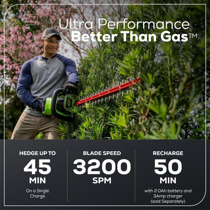 60V Cordless Battery 3PC Handheld Combo Kit, String Trimmer, Blower and Hedge Trimmer, (1) 2.5 Ah Battery and Charger greenworkstools