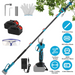 2-in-1 Electric Pruning Shear with Pole - 850W Brushless Motor, 200min Run Time, 4.5-6.3ft Extension for Perfect for Hedges, Trees, and Gardens N/A