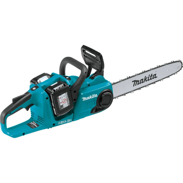 Makita XCU04PT 36V (18V X2) LXT Brushless 16" Chain Saw Kit (5.0Ah) Makita