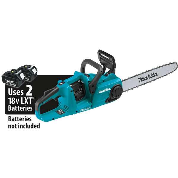 Makita XCU04Z 36V (18V X2) LXT Brushless 16" Chain Saw, Tool Only Makita