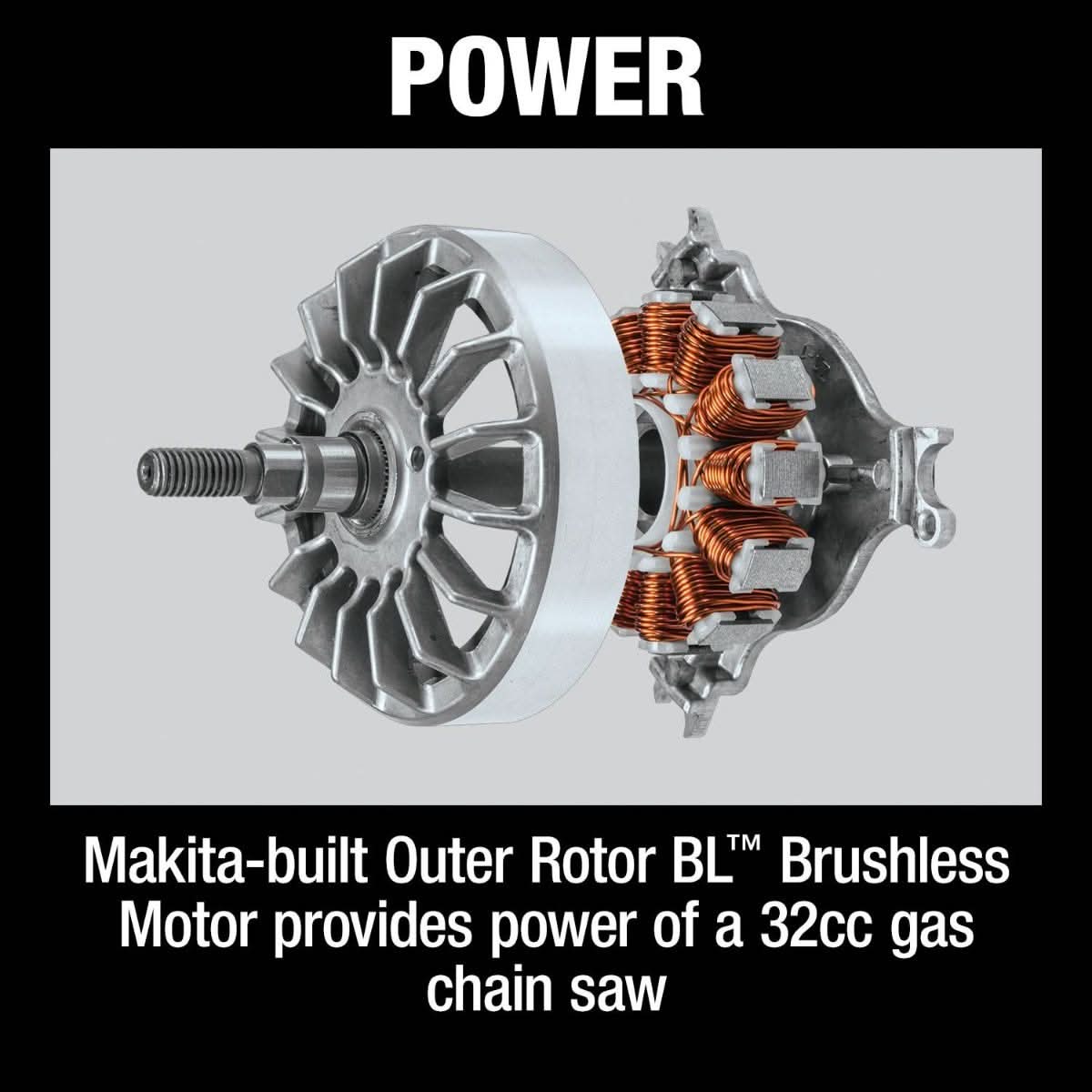 Makita XCU04CM 36V (18V X2) LXT Brushless 16" Chain Saw Kit (4.0Ah) Makita