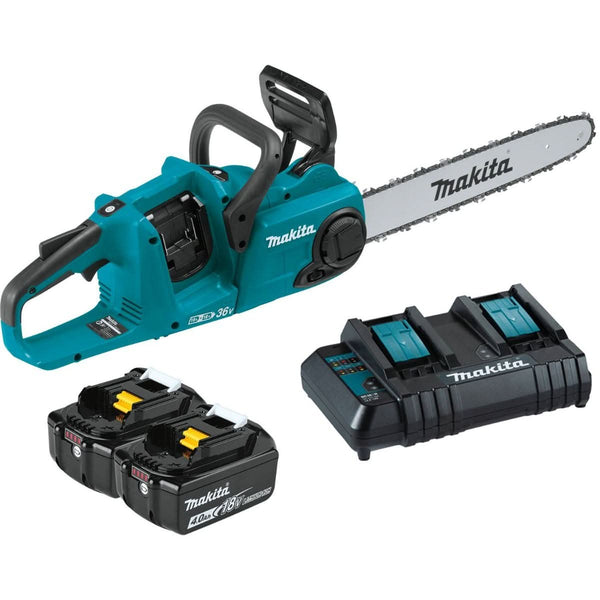 Makita XCU04CM 36V (18V X2) LXT Brushless 16" Chain Saw Kit (4.0Ah) Makita